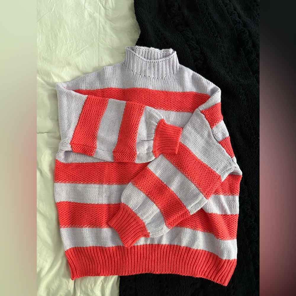 Oversized Striped Sweater